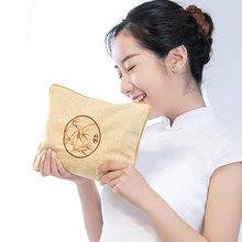 芝竹堂 盐袋粗盐热敷包 艾盐包热敷袋 艾草艾叶艾灸包大颗粒海盐敷袋 家用微波炉加热盐包 竹韵款（纯粗盐） M