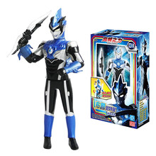 奥特曼玩具可动玩偶公仔男孩儿童变形玩具泽塔迪迦泰迦捷德贝利亚罗索布鲁六一儿童节礼物 奥特之力 布鲁奥特曼（跃水形态）