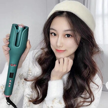 健丝美全自动卷发棒女电动旋转大卷网红烫发器负离子卷发神器懒人不伤发GK1 粉色