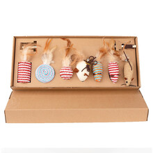 小猫喵喵 猫玩具逗猫棒七件套 逗猫玩具球幼猫玩具逗猫杆 斗猫玩具套装猫用品 逗猫棒七件套