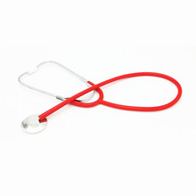 儿童steam教育科学实验套装简易听诊器用于探究声音和人体器材教具幼儿园区域角操作材料 听诊器(红色)