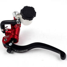 摩托车刹车泵 上泵车力屋直推上泵鬼火小龟 R酷奇小牛N1 左边 红色