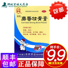 吉民 麝香壮骨膏 8片 用于风湿痛关节痛腰痛神经痛肌肉酸痛扭伤挫伤 5盒装