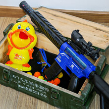 贝恩吉 儿童软弹枪m416玩具枪吃鸡98k打我鸭awm男孩亲子互动突击步抢电动连发可发射8-12岁 M416软弹枪+鸭子+24颗球