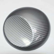 隐形车衣汽车内饰贴纸5D亮面碳纤维改色膜中控台3D哑面后视镜车身AB柱贴膜 5D银色高光泽50CM*1米