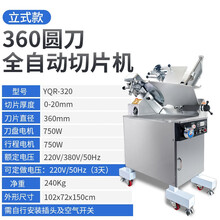 艾士奇（AISHIQI）羊肉切片机商用 全自动切肉机切片冻肉肥牛羊肉卷刨肉机 立式款360圆刀全自动