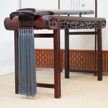 京炫（JINGXUAN)古琴琴穗 古琴流苏古琴通用垂坠冰丝琴穗 千丝穗真丝配件 深灰色