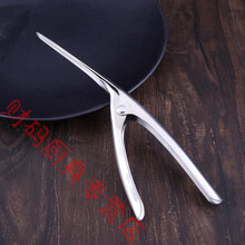 剥螃蟹吃蟹工具304不锈钢蟹八件蟹钳蟹夹蟹针海鲜剪吃大闸蟹螃蟹 304剥虾器