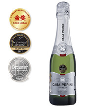 超市	卡萨佩里尼（Casa Perini )进口莫斯卡托起泡酒 （Moscato）香甜气泡葡萄酒不配香槟杯 莫斯卡托起泡酒375ml*1（不含香槟杯）
