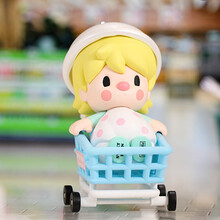 小甜豆超市系列盲盒一套玩具摆件pop·mart现货POP·MART泡泡·玛特 小隐藏购物车宝宝
