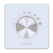 浪歌(Langge)T3 高档音量控制面板定阻喇叭双声道背景音乐音箱调音开关音控器双路调节旋钮 白色