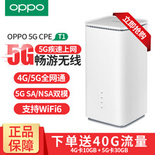 免装宽带 OPPO 5G CPE T1 5G插卡路由器移动随身wifi线上网卡企业级5G转WiFi OPPO 5G CPE T1官方标配