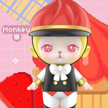 Bunny十二生肖系列盲盒一套 公仔手办摆件送女生 猴