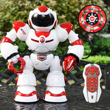 大号42cm遥控智能对话机器人编程机器人 跳舞机械人 录音讲故事会唱歌 男女孩早教充电动儿童玩具礼物 阿尔博特机器人红色