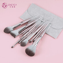 ENERGY/艾诺琪12支纤维毛套刷化妆刷套装新手初学者化妆刷粉底刷眼影刷带刷包