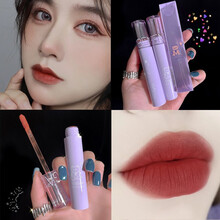 【第二支一元】小熊丝绒雾面哑光唇釉素颜显白不沾杯口红学生款平价唇泥 601#一枪茶吻