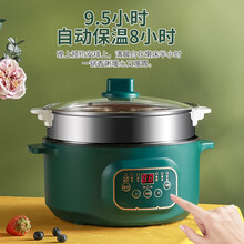 乘泰 全自动智能电炖锅预约定时迷你炖锅多功能煮粥锅家用煲汤锅熬粥炖汤锅小炖锅大容量蒸炖一体快炖养生锅 智能款26cm多用锅带1蒸笼-预约定时保温3-5人 不粘锅-自动多用锅