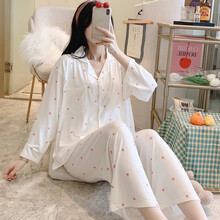 十月结晶同款 莫代尔夏季薄款月子服产后5月份7产妇哺乳孕妇睡衣怀孕期家居春秋 6515#莫代尔 M