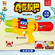 【抖音同款】网红小猪相机泡泡机泡泡枪玩具儿童卡通全自动电动泡泡机带灯光音乐防漏水少女六一儿童节礼物 699-4百变校巴中号打气水枪