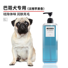 巧豆巴哥专用沐浴露宠物香波八哥犬狗狗杀螨除菌止痒杀菌除臭持久留香 巴哥犬定制500ml「淡雅苹果香」