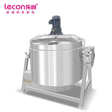 乐创（lecon）商用电夹层锅 熬汤粥炒菜立式锅可倾蒸煮锅摇摆汤锅 LC-J-JCG02