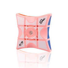 奇艺魔方格113旋转指尖魔方1阶一阶手指陀螺减压解压创意儿童玩具 指尖魔方-珊瑚色