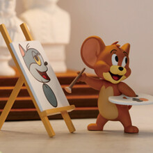 猫和老鼠盲盒第二弹 猫和老鼠TOM and JERRY盲盒潮玩动漫礼物摆件 画家杰瑞(开盒确认)