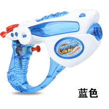 姒桀 水枪戏水玩具 儿童玩具水枪亲子对战沙滩游泳池戏水呲水男孩女孩小号喷水玩具枪 蓝色