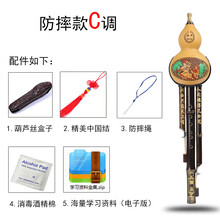 臻品葫芦丝初学者C调成人降b调专业入门零基础儿童学生乐器 防摔款C调+皮盒