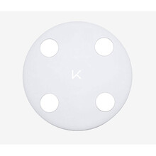 体脂秤S1智能家用精准电子体重健康WiFi人体秤体脂称 月光白色