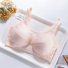哺乳文胸 孕妇内衣聚拢防下垂母乳期胸罩产后喂奶内衣前开扣无钢圈薄款新品 668#肤色 34/75 BC