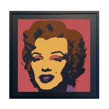 维格列艺术 安迪·沃霍尔 玛丽莲梦露 11.27 丝网版画 家居装饰挂画 手工装裱 Golden Marilyn 11.27