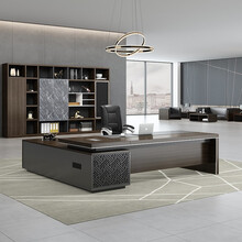 舒炫（SHUXUAN) 老板桌总裁办公桌简约现代经理主管办公桌椅组合新款大班台办公家具 色卡（定制颜色）