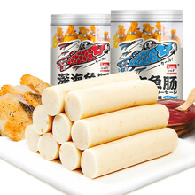 百味村鳕鱼肠252g/罐 鱼肉香肠火腿肠宝宝零食儿童即食海味肉肠营养休闲零食 原味252g/罐（18g*14根）