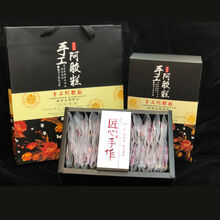 阿胶糕即食女士型纯手工礼盒装固元膏补气血100/250/500g 500g礼盒装玫瑰红枣枸杞核桃阿胶糕