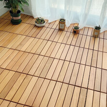 联至户外阳台地板室外防水地板贴花园露台庭院防腐木拼接地板铁苏木南美金檀 铁苏木5拼30*30cm一片 30*30cm
