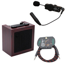 青歌民乐拾音器 中胡板胡高胡演出传音器 二胡古筝古琴京胡胡琴扩音器 古琴拾音器+CL20民乐音箱+3米连接线