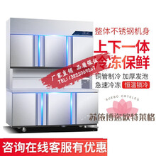 冷藏冷冻工作台冰柜展示柜商用大容量厨房保鲜奶茶店水吧台一体机 冷藏冷冻 120x80x210cm