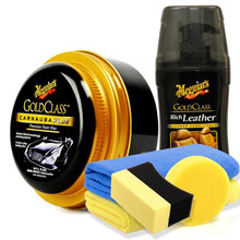 3M车蜡 汽车蜡 车漆美容养护 金装上光蜡内饰护理套装