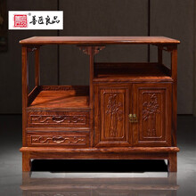 【盛夏狂欢】善匠良品红木家具非洲花梨（学名：刺猬紫檀）实木餐边柜 茶酒水柜 茶叶柜储物柜 茶水柜