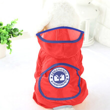 【第二件伍折】 茨格曼 狗狗雨衣四腿防水全包泰迪比熊宠物衣服小型中型犬雨披四季通用 红色L【胸围54 背长39 参考体重10-12斤】