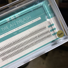 假睫毛A型仙子毛单簇分段嫁接下眼睫毛贴鱼尾朵毛软女自然 A型仙子毛：8mm