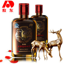 敖东 中华鹿茸血酒 高粱酒枸杞黄芪五味子等中药材不含鹿鞭膏泡酒料鹿茸酒鹿血酒保健酒饮 过年送礼品酒 125ml*6瓶/一箱 礼盒装