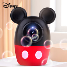 迪士尼Disney泡泡机抖音同款泡泡相机泡泡水全自动防漏水男孩女孩节日礼物泡泡玩具红色米奇儿童节礼物