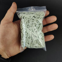 折叠皮筋枪儿童玩具全金属六连发打皮筋男孩钥匙扣挂件软弹枪 1号皮筋(直径15mm 1000根) 标准配置