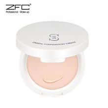 ZFC粉底膏遮瑕膏19g保湿遮瑕粉底液霜遮盖雀斑点痘印伤疤黑眼圈湿粉底修容底妆专柜彩妆 白盒F02（浅肤色）
