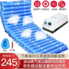 佳禾医用气垫床防褥疮气床垫充气老人单人医疗瘫痪病人卧床翻身垫护理器家用医院循环防压疮防褥疮垫病床防止 JHRD-D (电动双管波动+喷气+睡眠+紧急放气