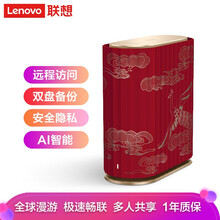 【京闪配送】联想个人云T1（双盘位无盘版） nas网络存储服务器家庭用私有云网盘 支持远程访问自动备 T1 双盘位 故宫文创4TB*2