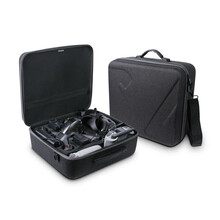 适用于DJI FPV套装收纳包手提单肩包 飞行器眼镜V2大疆穿越机摇杆遥控器2便携手提斜挎便携包盒 DJIFPV单肩收纳包
