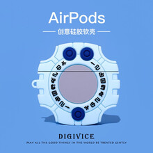 振振 airpods pro保护套1/2/3代苹果无线蓝牙耳机套硅胶一二三代卡通数码宝贝暴龙兽软壳 AirPods 1/2代保护套【召唤机】